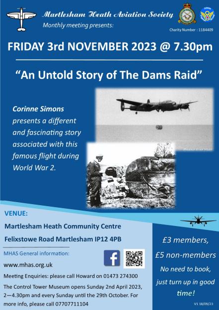 MHAS Poster 031123 Dambusters story Meeting option 1